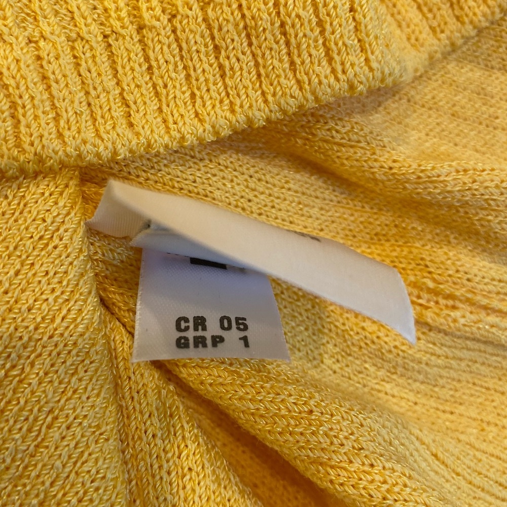 Vintage St. John Yellow Santana Knit Women's Jacket and Tank Top Set, S, Preppy - Picture 8 of 16
